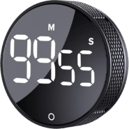 Smart Magnetic Digital Timer – Kitchen, Study, Shower & Egg Cooking