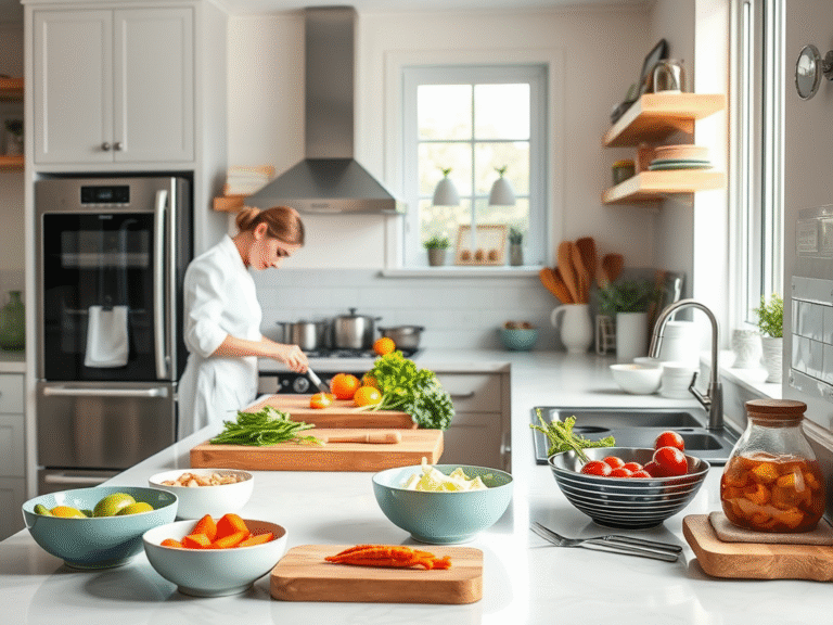 How to Keep Your Kitchen Clean While Cooking